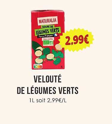 VELOUTÉ DE LÉGUMES VERTS