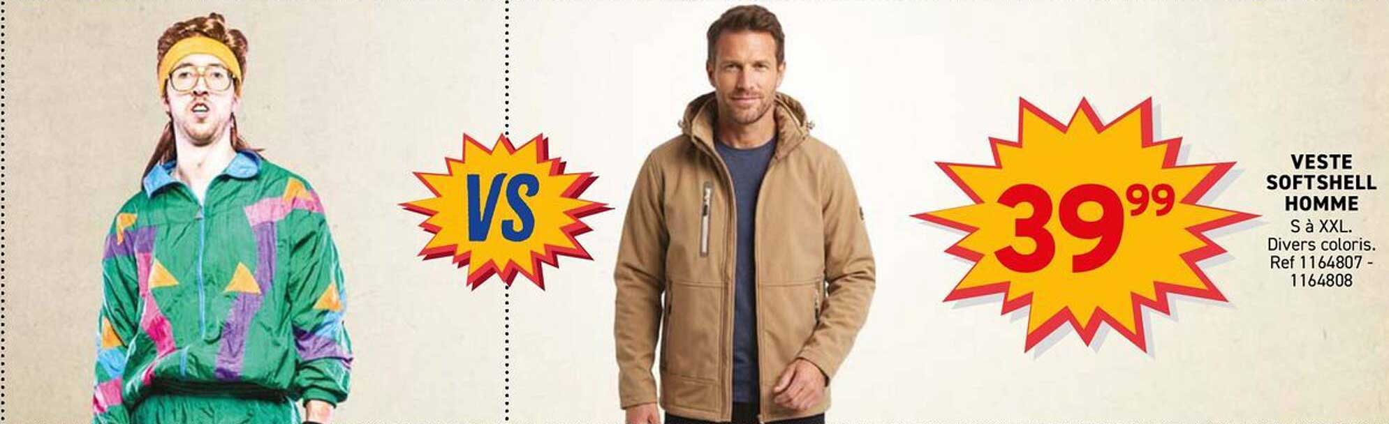 VESTE SOFTSHELL HOMME