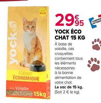 YOCK ÉCO CHAT 15 KG