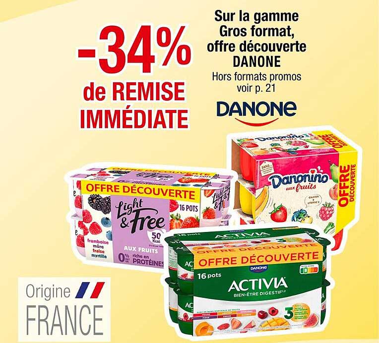 OFFRE DÉCOUVERTE DANONE