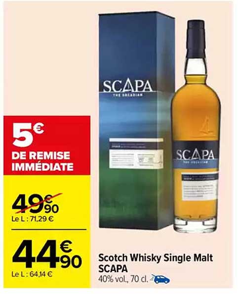 Scotch Whisky Single Malt SCAPA