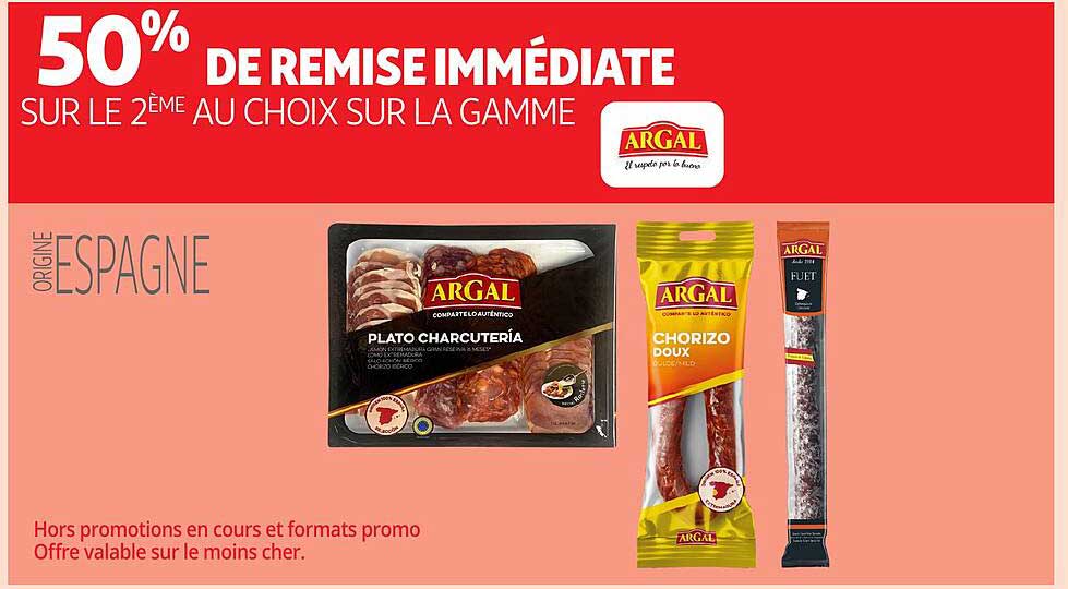 50% DE REMISE IMMÉDIATE SUR LE 2ÈME AU CHOIX SUR LA GAMME