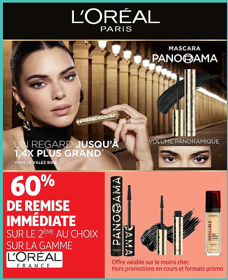 60% DE REMISE IMMÉDIATE SUR LE 2ÈME AU CHOIX SUR LA GAMME