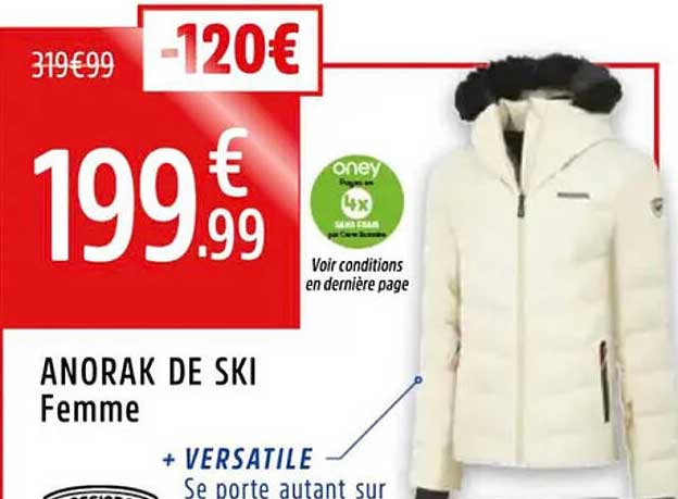 ANORAK DE SKI Femme