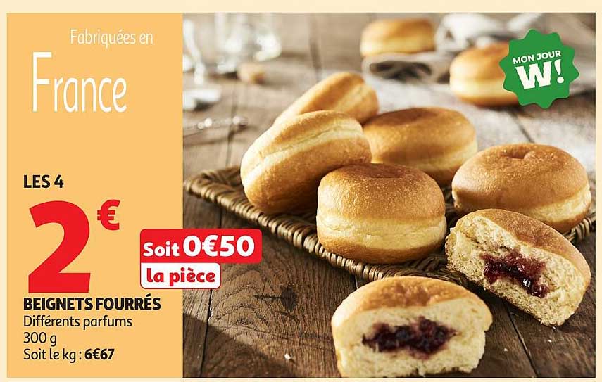 BEIGNETS FOURRÉS - LES 4