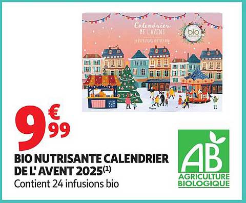 BIO NUTRISANTE CALENDRIER DE L'AVENT 2025