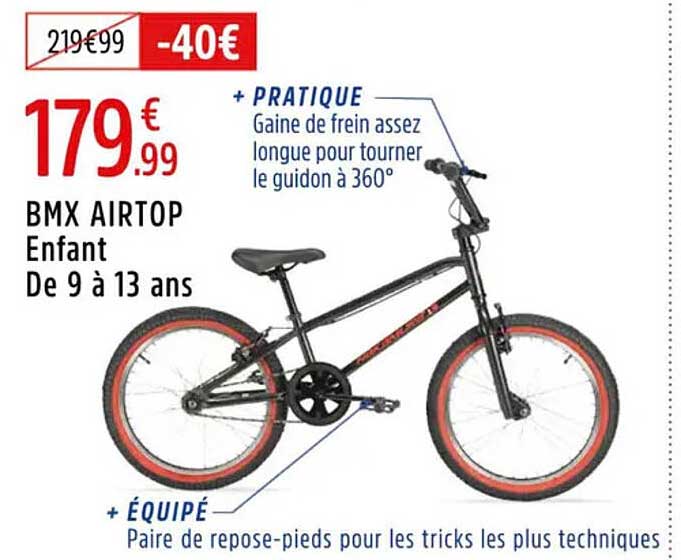 BMX AIRTOP Enfant De 9 à 13 ans
