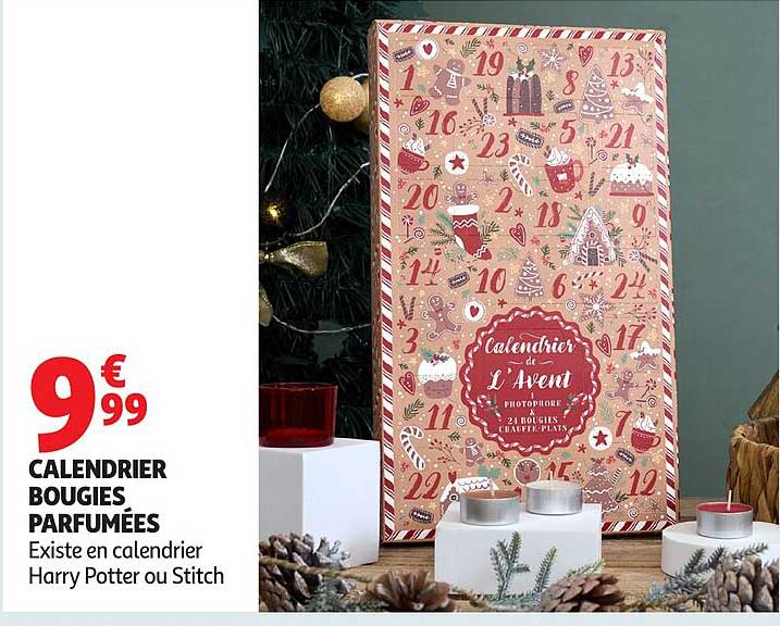 CALENDRIER BOUGIES PARFUMÉES