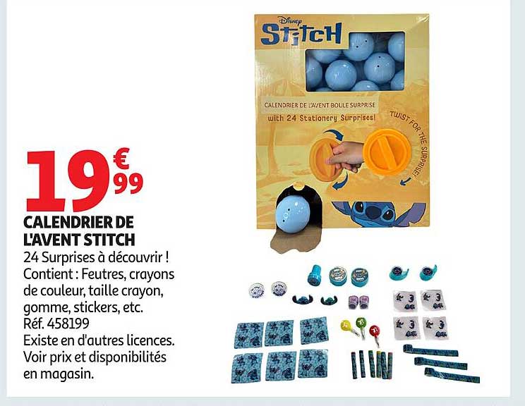 CALENDRIER DE L'AVENT STITCH