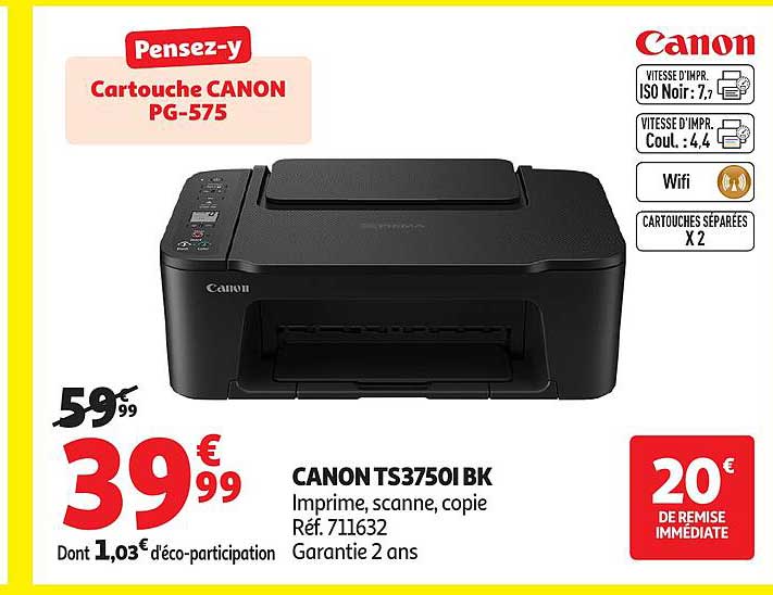 CANON TS3750I BK