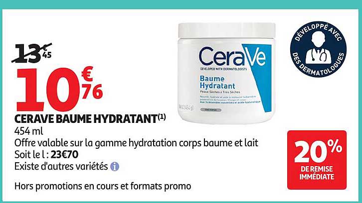 CERAVE BAUME HYDRATANT