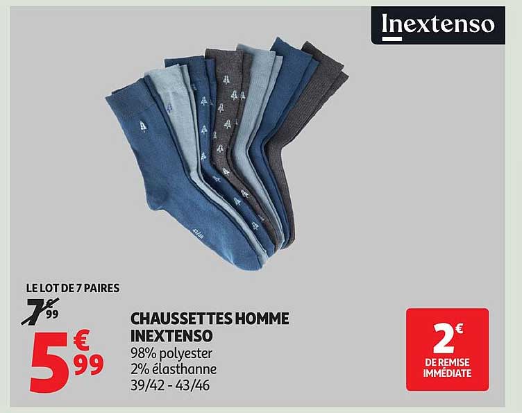 CHAUSSETTES HOMME INEXTENSO