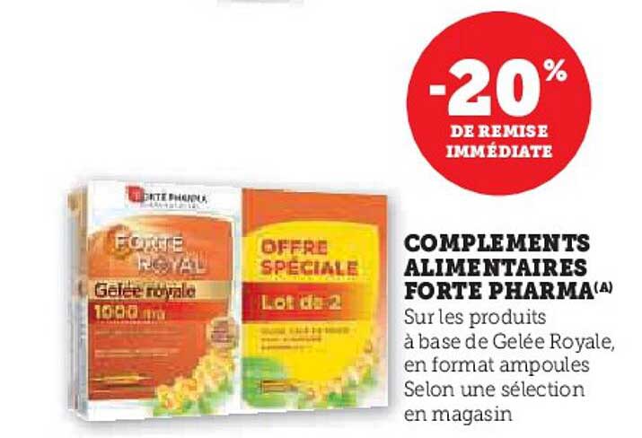 COMPLÉMENTS ALIMENTAIRES FORTE PHARMA(A)