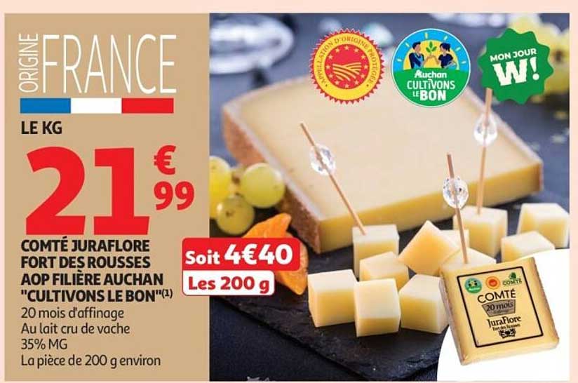 Comté Juraflore Fort des Rousses AOP