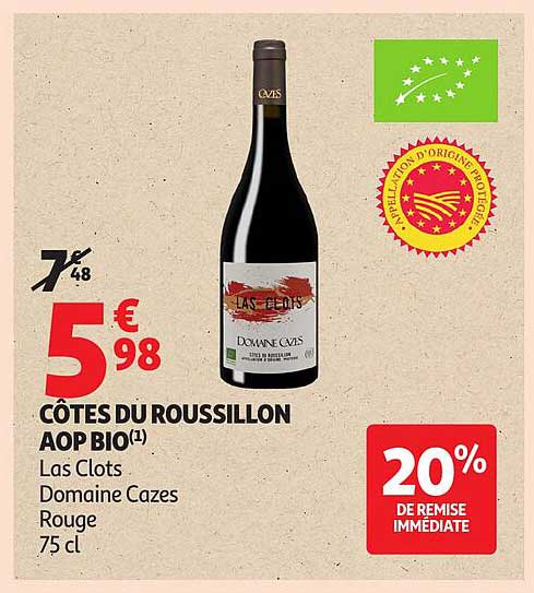 CÔTES DU ROUSSILLON AOP BIO