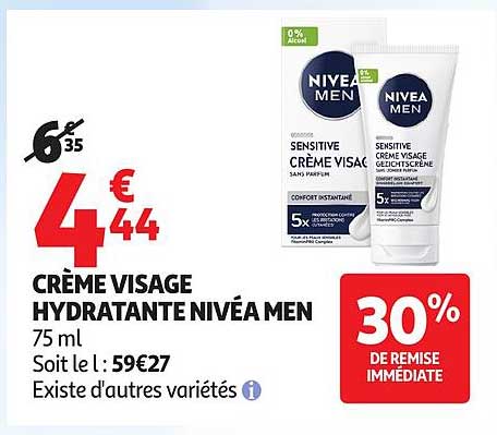 CRÈME VISAGE HYDRATANTE NIVEA MEN