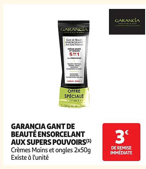 GARANCIA GANT DE BEAUTÉ ENSORCELANT AUX SUPERS POUVOIRS