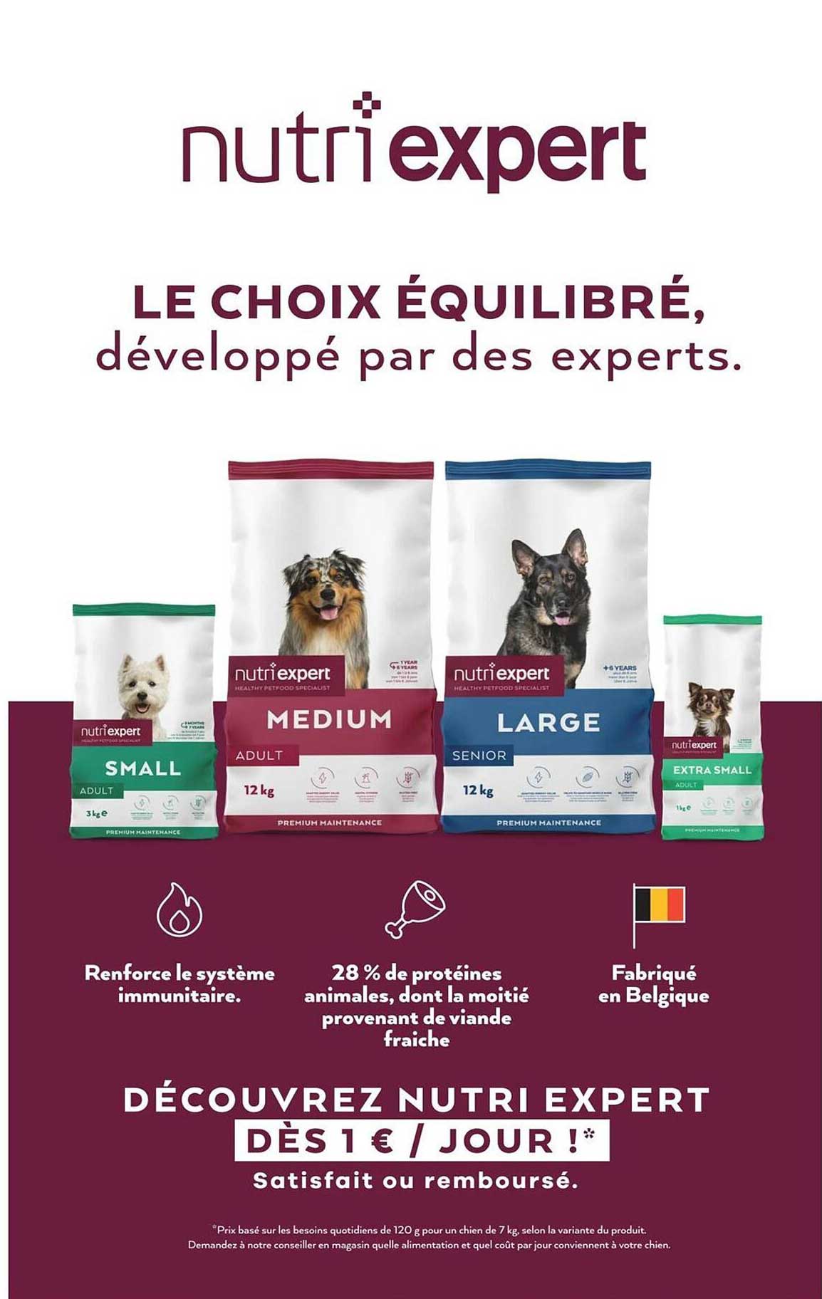 LE CHOIX ÉQUILIBRÉ, développé par des experts.