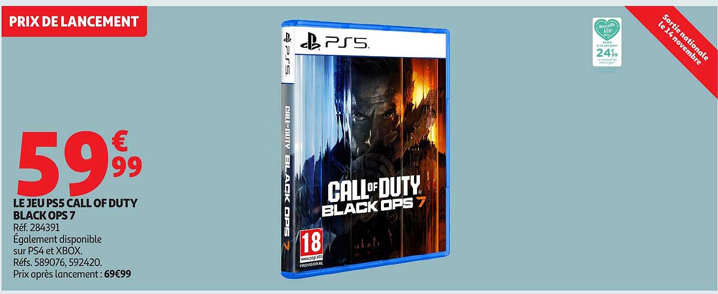 LE JEU PS5 CALL OF DUTY BLACK OPS 7
