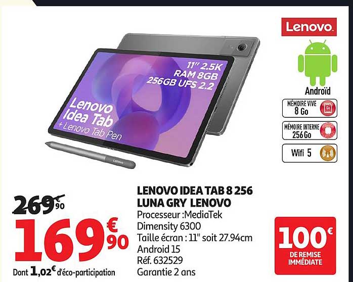 LENOVO IDEA TAB 8 256 LUNA GRY LENOVO