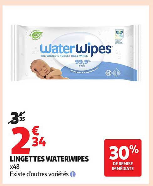 LINGETTES WATERWIPES