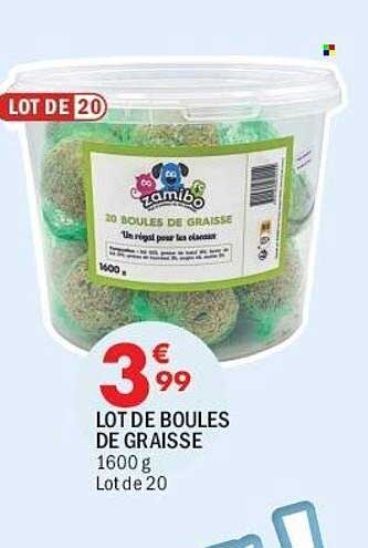 LOT DE BOULES DE GRAISSE