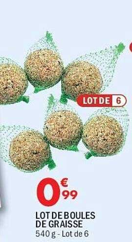 LOT DE BOULES DE GRAISSE