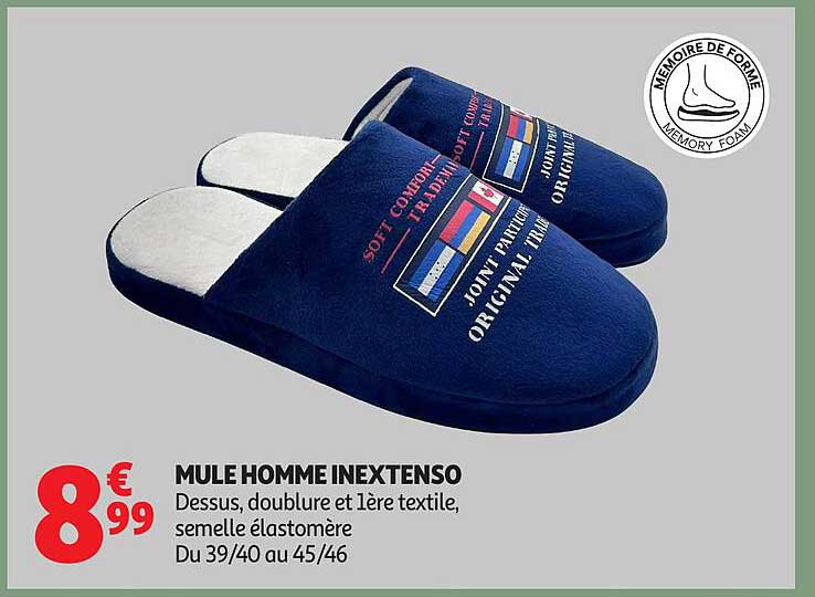 MULE HOMME INEXTENSO