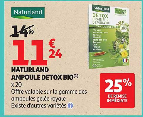 NATURLAND AMPOULE DETOX BIO