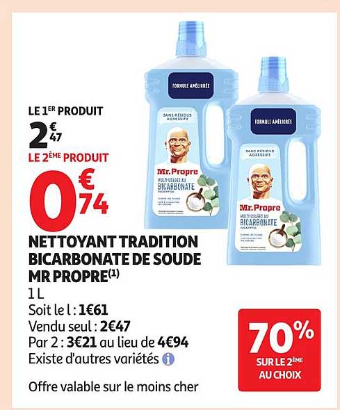 NETTOYANT TRADITION BICARBONATE DE SOUDE MR PROPRE