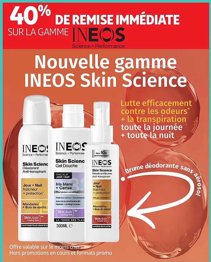 Nouvelle gamme INEOS Skin Science