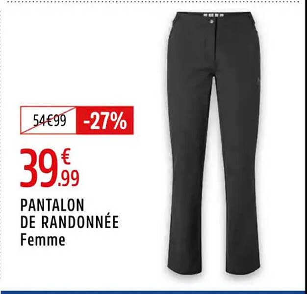 PANTALON DE RANDONNÉE Femme