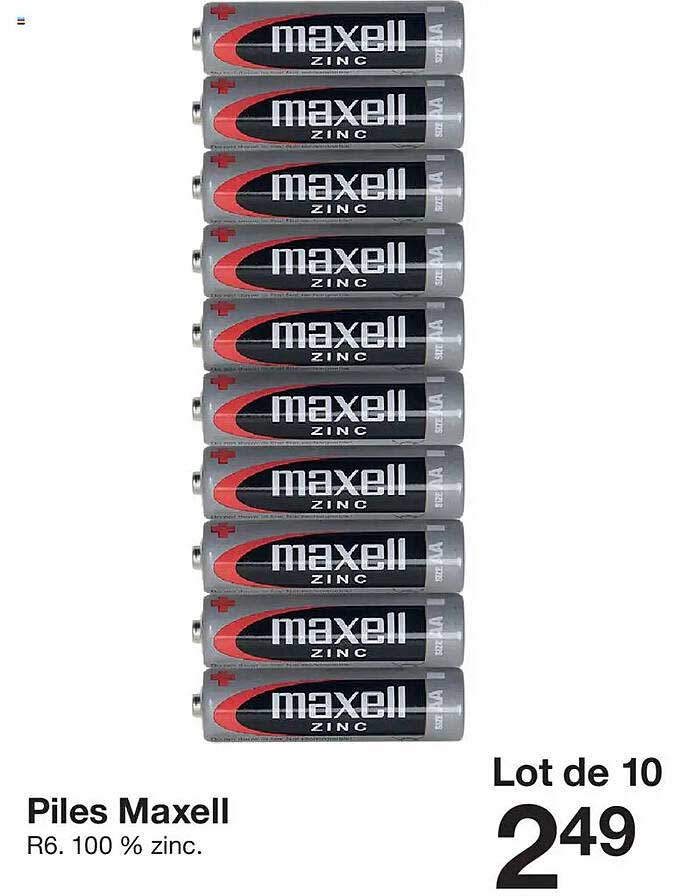 Piles Maxell