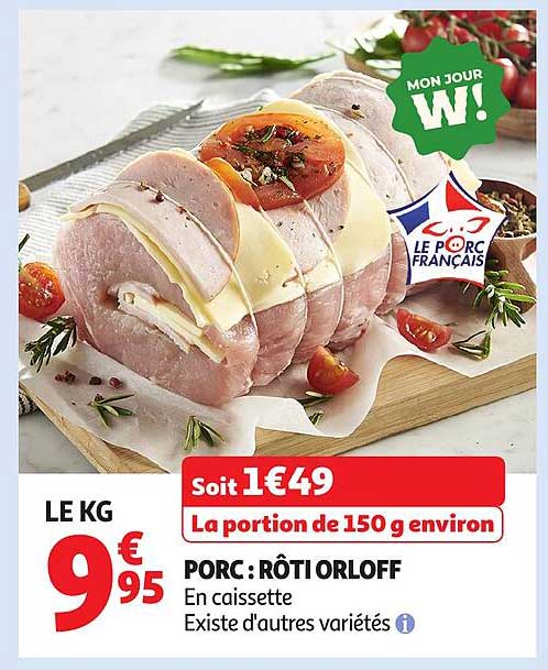 PORC : RÔTI ORLOFF