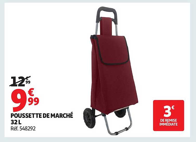 POUSSETTE DE MARCHÉ 32 L