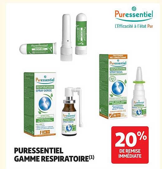 PURESSENTIEL GAMME RESPIRATOIRE(1)
