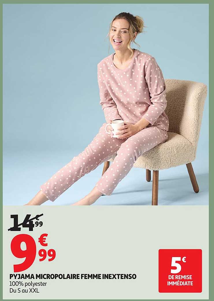 PYJAMA MICROPOLAIRE FEMME INEXTENSO