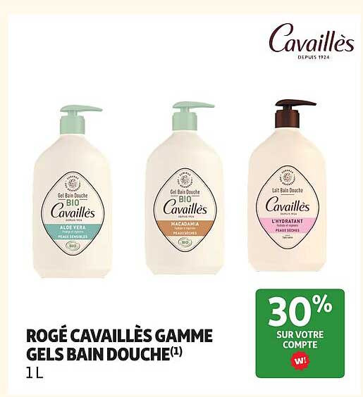 ROGÉ CAVAILLÈS GAMME GELS BAIN DOUCHÉ