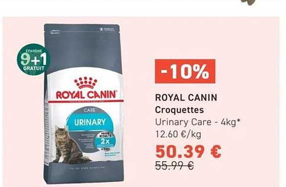 ROYAL CANIN Croquettes Urinary Care - 4kg*