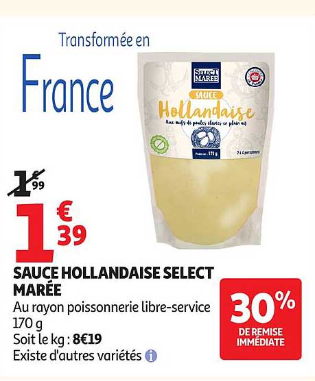 SAUCE HOLLANDAISE SELECT MARÉE