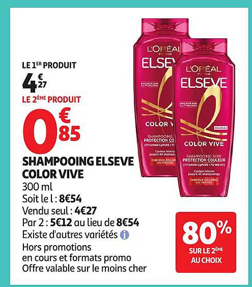 SHAMPOOING ELSEVE COLOR VIVE