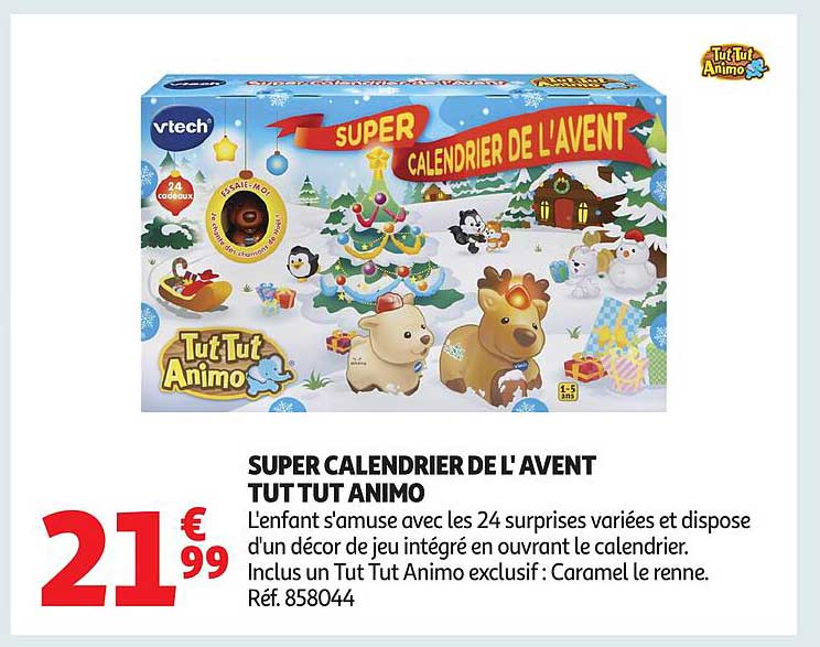 SUPER CALENDRIER DE L'AVENT TUT TUT ANIMO
