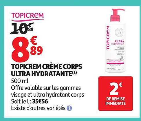 TOPICREM CRÈME CORPS ULTRA HYDRATANTE