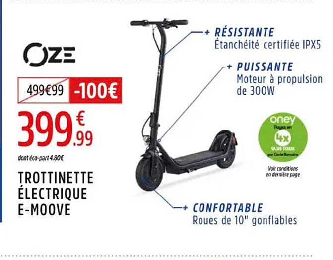 TROTTINETTE ÉLECTRIQUE E-MOOVE