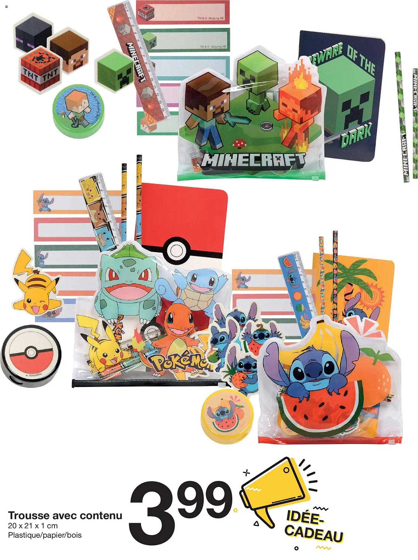 Trousse avec contenu