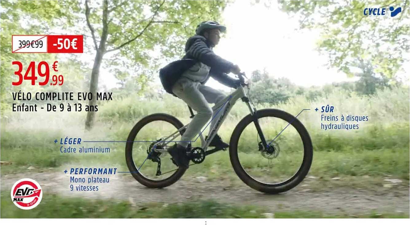 VÉLO COMPLITE EVO MAX Enfant - De 9 à 13 ans