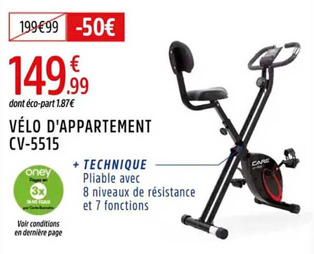 VÉLO D'APPARTEMENT CV-5515