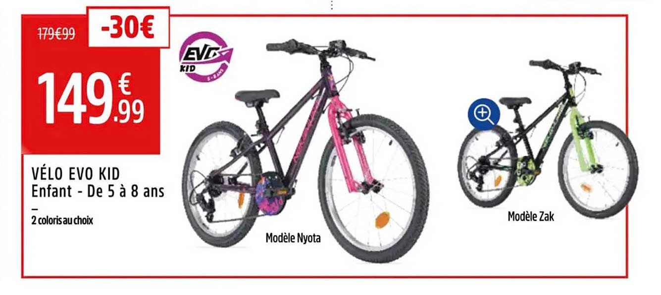 VÉLO EVO KID Enfant - De 5 à 8 ans