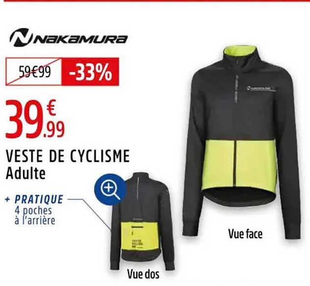 VESTE DE CYCLISME Adulte