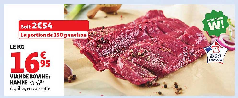 VIANDE BOVINE : HAMPE
